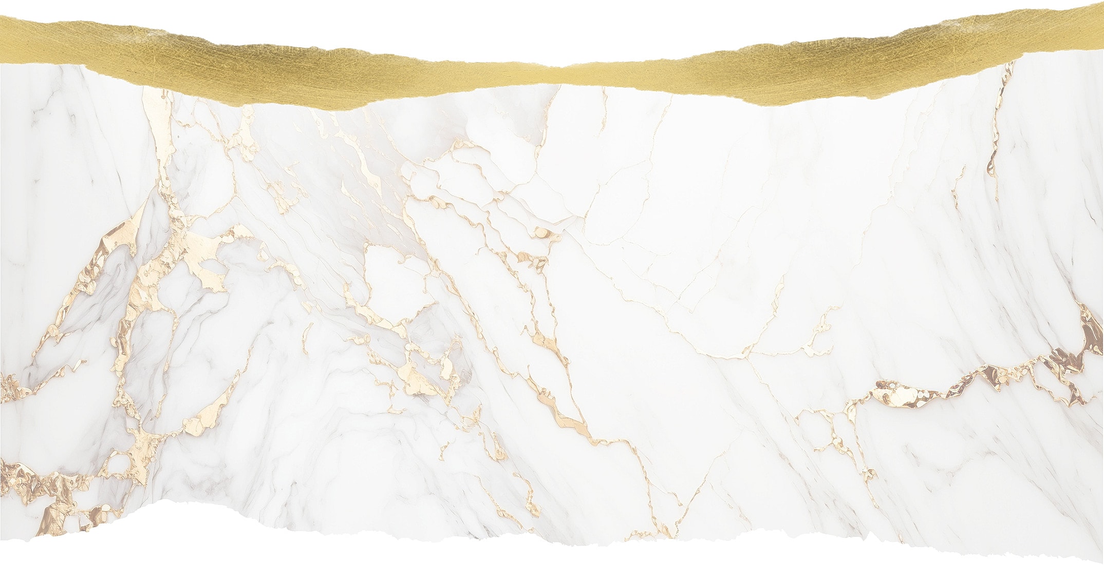 Gold and white marble texture background design.